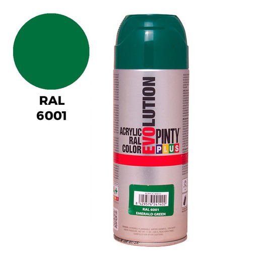 Spray ral 6001 vert émeraude 400ml.