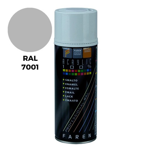 Spray ral 7001 gris argent 400ml