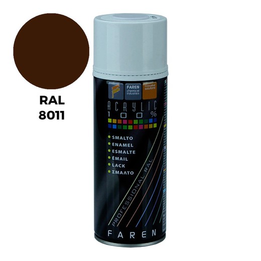 Spray ral 8011 brun noyer 400ml.