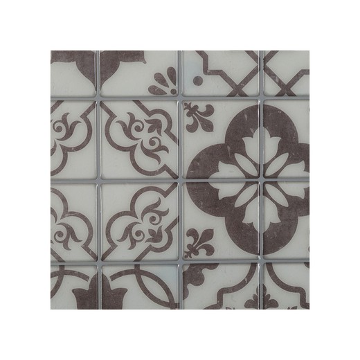 Sticker decorativo modelo azulejo gris