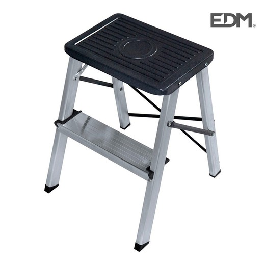 Tabouret en aluminium 2 marches selon UNE EN 14183 edm