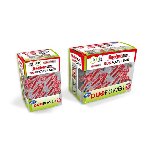 Taco duopower 10x50 diy 25uds. 536388 fischer