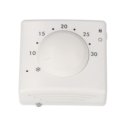 termostato mecânico da sala com luz piloto liga / desliga