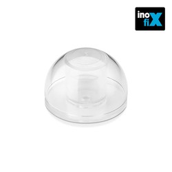 Batente adesivo flexível transparente (blister 2 unidades) inofix