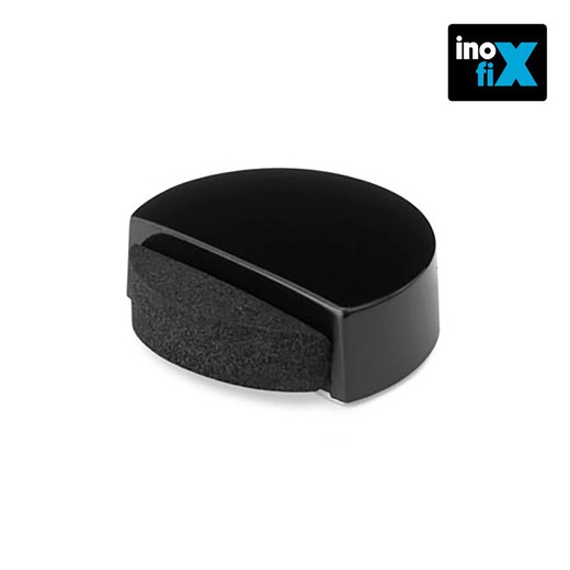 Tope adhesivo silencioso negro (blister) inofix