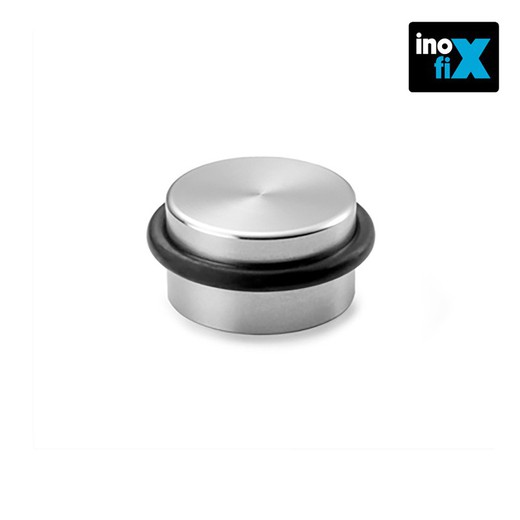 Batente cilíndrico de aço inoxidável com adesivo extra forte (blister) inofix