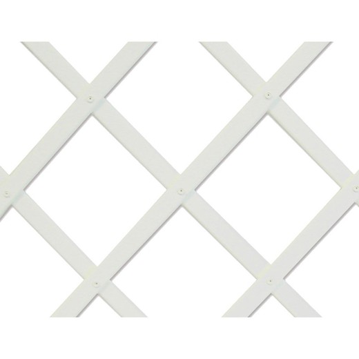Treliça de plástico Trelliflex 1x2mts branco 22x6mm