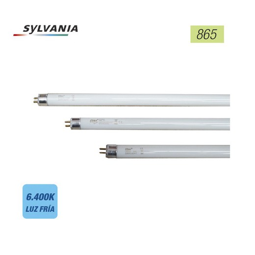 Tubo fluorescente 13w luz fria t-5 sylvania