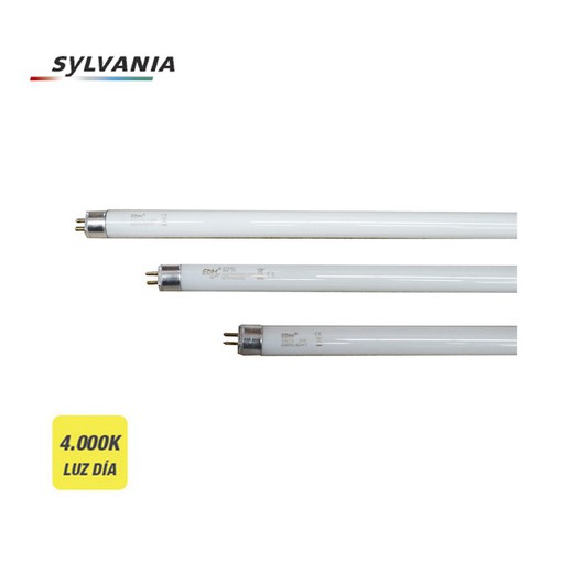 Tubo fluorescente 8w luz diurna 4000k t-5 sylvania