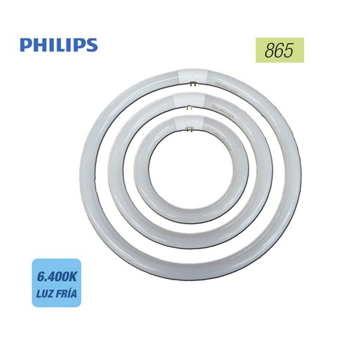 Tubo fluorescente circular 40w trifosforo 865k ø 40cm philips