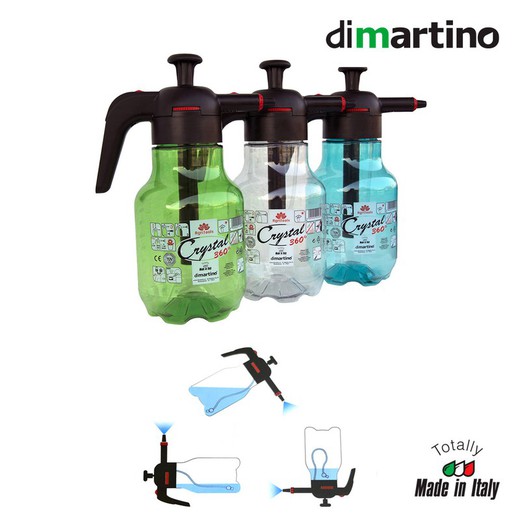 Vaporizador - pulverizador 2l 360º cristal di martino