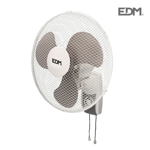 Ventilador pared blanco 45w ø aspas 40 cm edm