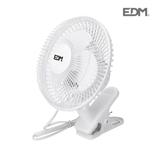 Ventilador de braçadeira branco 15w ø lâminas 15 cm edm