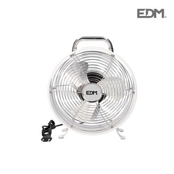 Ventilador sobremesa blanco 30w ø aspas 20 cm edm