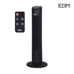 Ventilador torre negro 60w edm