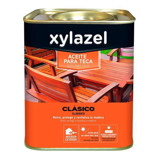 Huile de Xylazel pour teck incolore 0,750l