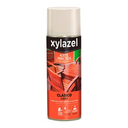 Huile Xylazel pour teck spray couleur teck 0,400l