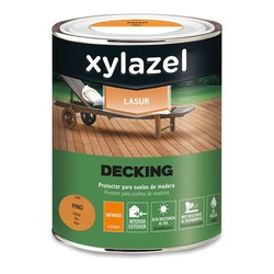 Xylazel Protector De Suelos De Madera Al Agua De Larga Duración Decking Pino 0,75l