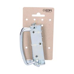 2 Unidades Alça Dobrável com Stop 100mm Cor Zinco em Cartão Suspenso Edm