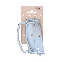 2 Unidades Alça Dobrável com Stop 125mm Cor Zinco em Cartão Suspenso Edm