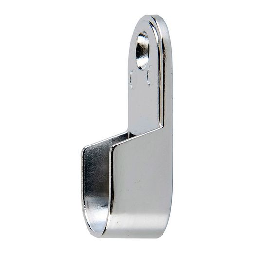 2ud Suporte para guarda-roupa oval cromado entre paredes Stor Planet