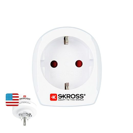 Adaptador Europeu para Estados Unidos Skross 1500203-E