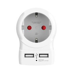 Adaptador USB Europeu Skross 1500282