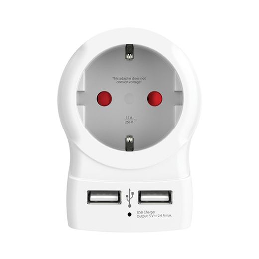 Adaptador USB Europeu Skross 1500282