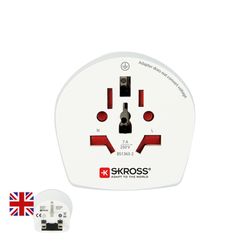 Adaptador Mundo para Reino Unido Skross 1500225-E