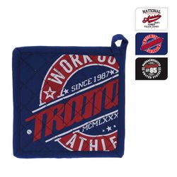 Potholder 100% algodão 20x20cm 3 cores sortidas design esportivo