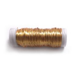 Alambre laton 0,40mm - 50gr con bobina