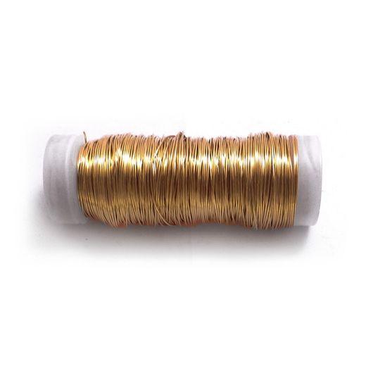Fio de latão 0,40 mm - 50 gr com bobina