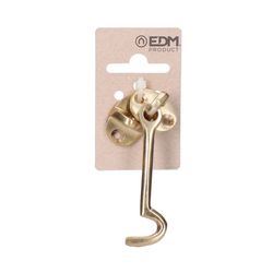 Trava para barco 75mm latão polido em pingente de papelão Edm