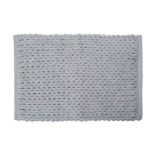 Tapete de banheiro cinza 50 x 75 cm