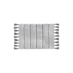 Tapete de banho 'Pom Pom' cinza 50x75cm