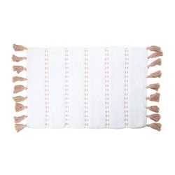 Tapete de banho 'Pom Pom' castanho 50x75cm