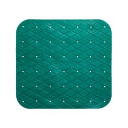 Tapis de douche carré aigue-marine 55x55cm