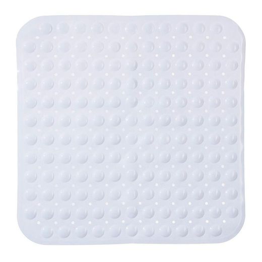 Tapete de banho quadrado branco 55x55cm