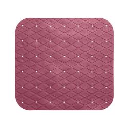 Tapis de douche carré en terre cuite 55x55cm