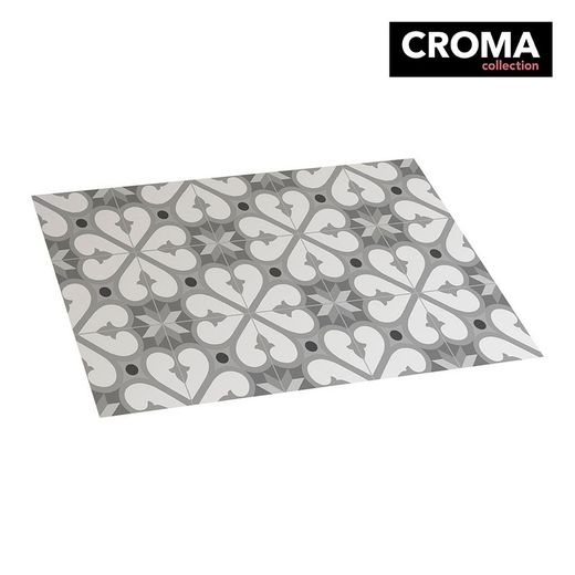 Tapete de vinil cinza Bcn 45x75cm