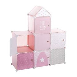 Almacenamiento Infantil Pink Castle