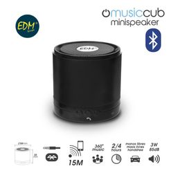 alto-falante bluetooth 3w 85db ø 58x55mm400 mah edm conexão jack