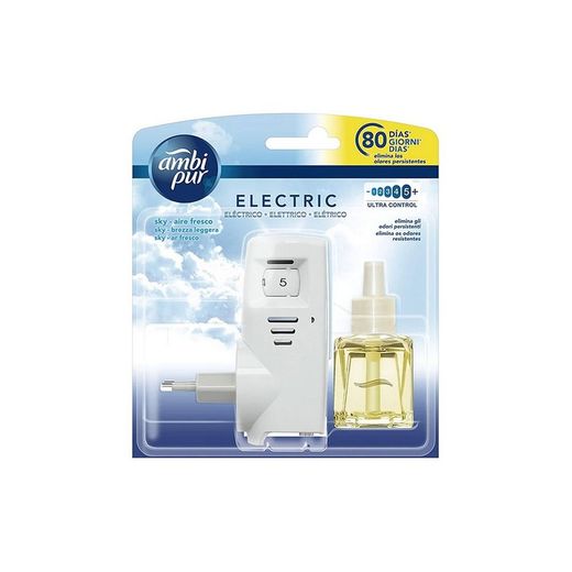 Aparelho elétrico Ambipur + substituição de ar fresco Sky