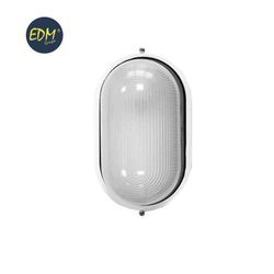 Aplicar cambrils modelo ip54 oval branco e27 100w de alumínio