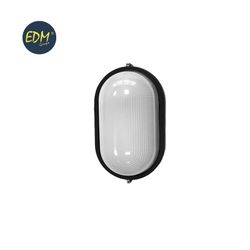 Aplicar cambrils modelo ip54 oval preto e27 100w de alumínio