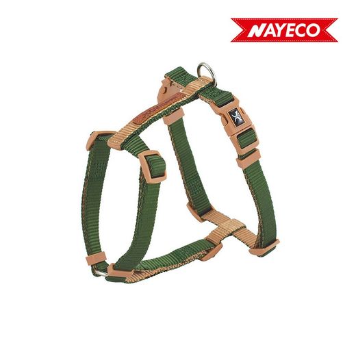 Harnais Vert-Beig Forest-British X-Trm Double Premium 45-75cm X 2cm Nayeco