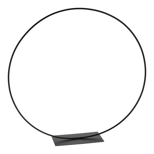 Créole à Décorer Métal Noir Sur Support Ø38cm
