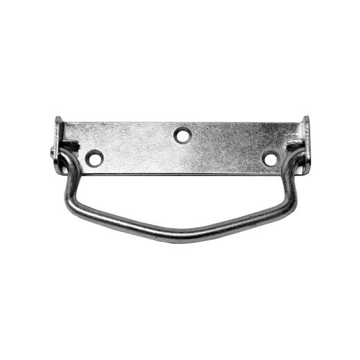 Alça dobrável com batente de cor zinco 125mm
