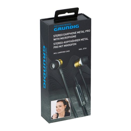 Casque stéréo Grundig avec microphone inclus