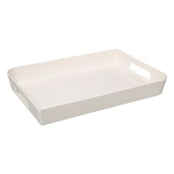 Bandeja Melamina 45x30cm Branca Col.'Blanc Kitchen'